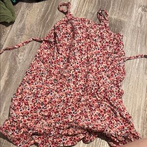 Wonder Nation Red Floral Dress